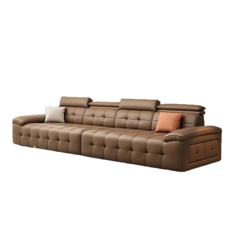Italian light luxury Internet celebrity straight row high-end large and small apartment living room full leather sofa
Italian light luxury Internet celebrity straight row high-end large and small apartment living room full leather sofa