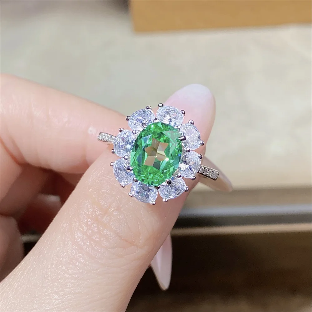 Luxury Solid Platinum PT950 Sea Blue 3 karat Diamond Ring Ins European and American Women's Diamond Ring
Luxury Solid Platinum PT950 Sea Blue 3 karat Diamond Ring Ins European and American Women's Diamond Ring