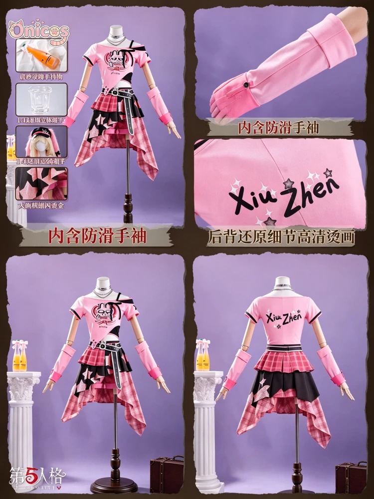 Game Identity V Xian Luo Lipu Cosplay Costumes Bartender Demi Bourbon rabbit Xiuzhen Cute Dress Halloween Carnival Outfit Onicos
Game Identity V Xian Luo Lipu Cosplay Costumes Bartender Demi Bourbon rabbit Xiuzhen Cute Dress Halloween Carnival Outfit Onicos