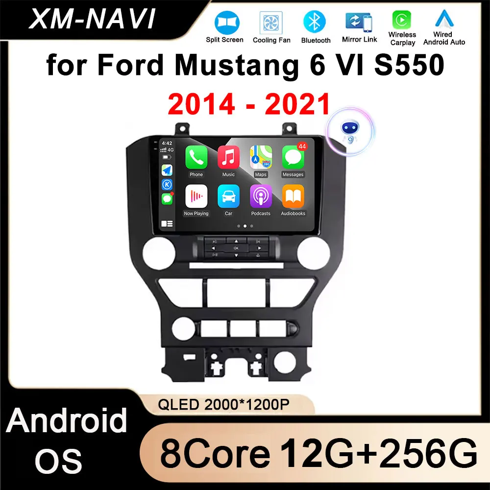 9'' Android Auto Car Radio For Ford Mustang 6 VI S550 2014 - 2021 Carplay Multimedia Vedio player Navigation GPS 4G WIFI BT DSP
9'' Android Auto Car Radio For Ford Mustang 6 VI S550 2014 - 2021 Carplay Multimedia Vedio player Navigation GPS 4G WIFI BT DSP