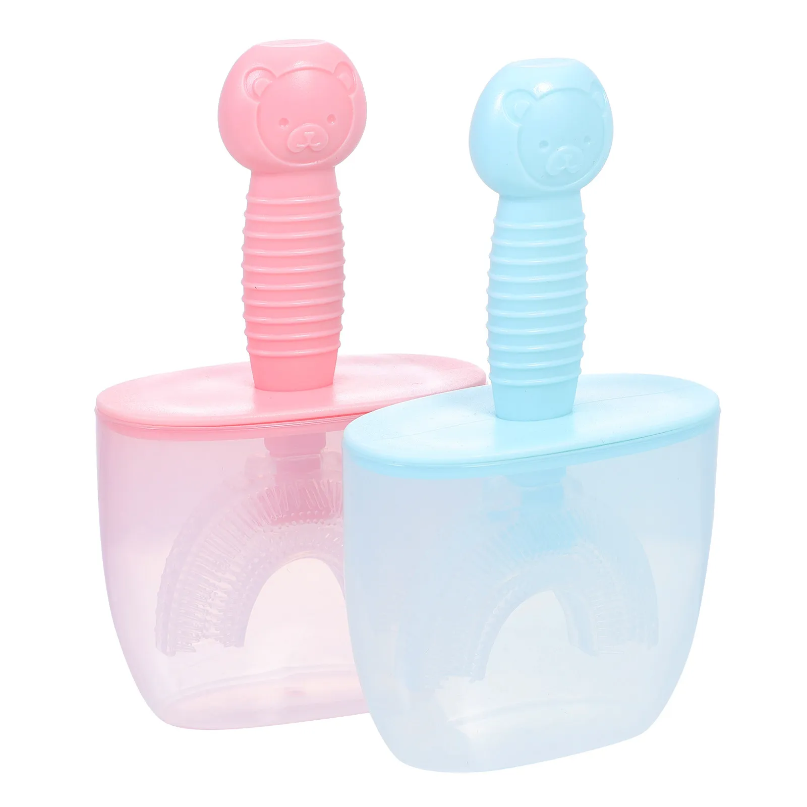 2 шт. детских U-образных зубных щеток для ухода за полостью рта, безопасные, прочные, удобные в использовании, с защитным колпачком, уникальный милый дизайн, привлекающий внимание детей
2 шт. детских U-образных зубных щеток для ухода за полостью рта, безопасные, прочные, удобные в использовании, с защитным колпачком, уникальный милый дизайн, привлекающий внимание детей