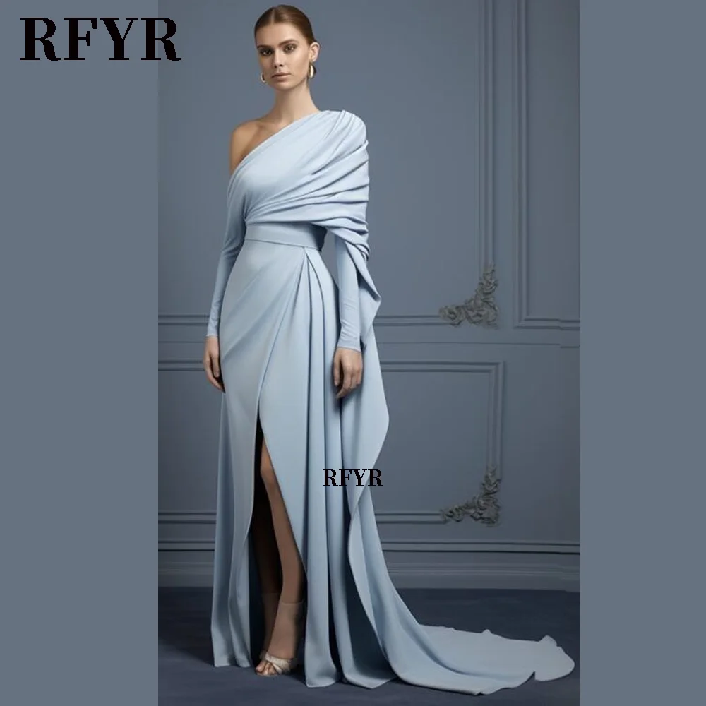 RFYR Cape Sleeve Vestidos De Noche Pleated Formal Prom Dress 2025 Sexy Evening Party Dress for Women A-line فساتين السهرة
RFYR Cape Sleeve Vestidos De Noche Pleated Formal Prom Dress 2025 Sexy Evening Party Dress for Women A-line فساتين السهرة