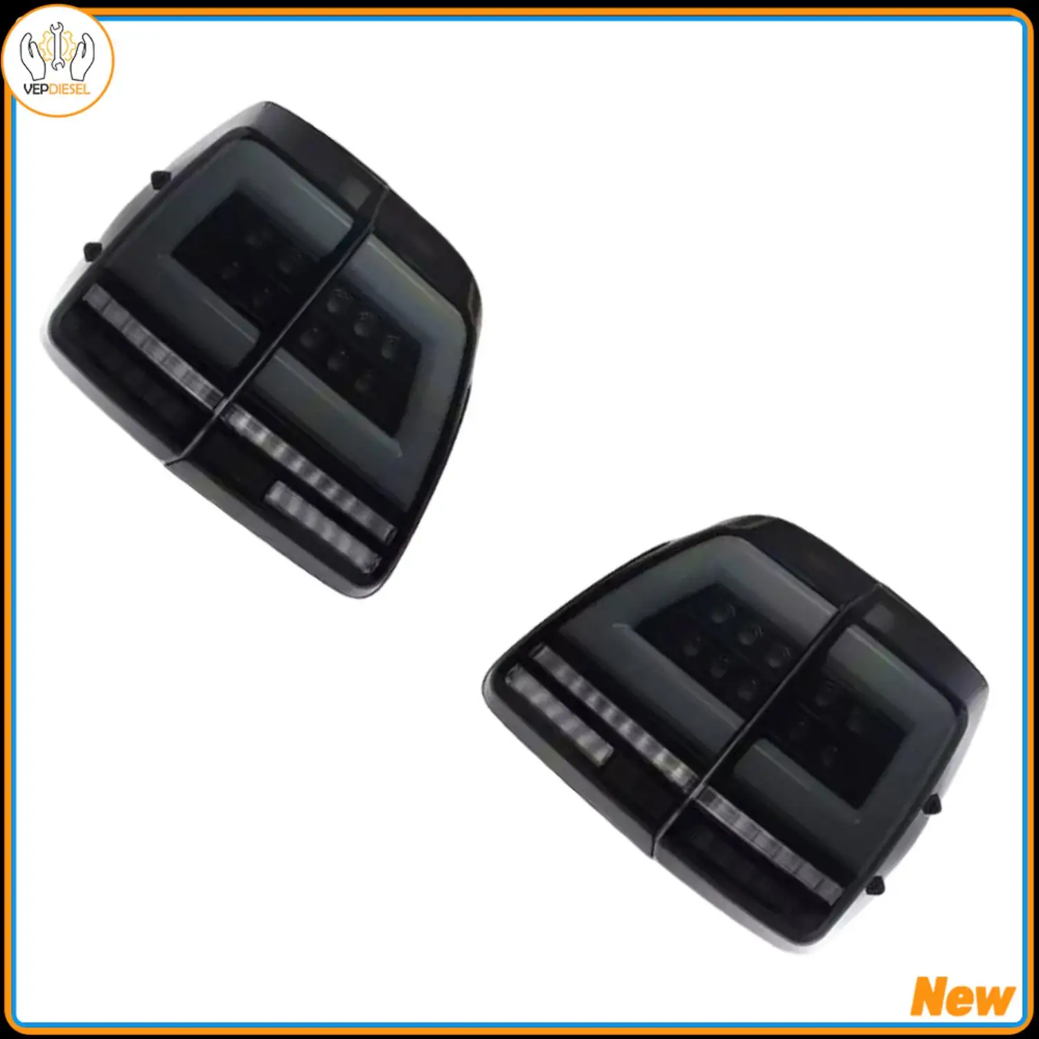 2pcs New Smoked Black Left+Right Rear Tail Lights 12V For Land Cruiser LC100 1998-2007 LED Car Accessories
2pcs New Smoked Black Left+Right Rear Tail Lights 12V For Land Cruiser LC100 1998-2007 LED Car Accessories