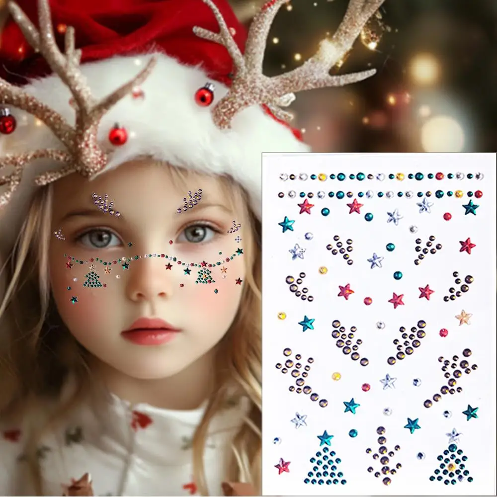 Christmas Face Sticker Diamonds Jewels Stickers Body 3D Face Jewels Bowknot Crystal Tattoo Festival Facial Rhinestone Sticker
Christmas Face Sticker Diamonds Jewels Stickers Body 3D Face Jewels Bowknot Crystal Tattoo Festival Facial Rhinestone Sticker