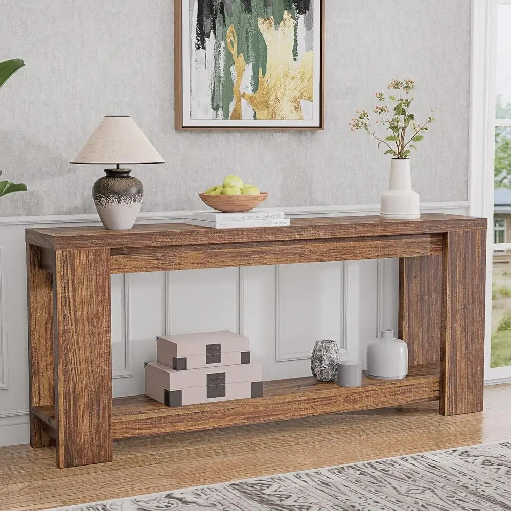 70,9 коричневый диван-стол для хранения вещей в деревенском стиле, удлиненная консоль для прихожей для гостиной и прихожей
70,9 коричневый диван-стол для хранения вещей в деревенском стиле, удлиненная консоль для прихожей для гостиной и прихожей