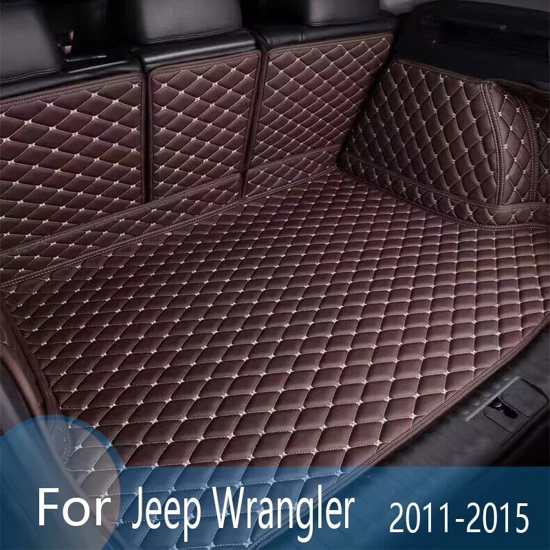 Коврики для багажника автомобиля Jeep Wrangler, 4 двери, 2011, 2012, 2013, 2014, 2015, чехлы, подкладка для груза, аксессуары для салона автомобиля, водонепроницаемые
Коврики для багажника автомобиля Jeep Wrangler, 4 двери, 2011, 2012, 2013, 2014, 2015, чехлы, подкладка для груза, аксессуары для салона автомобиля, водонепроницаемые