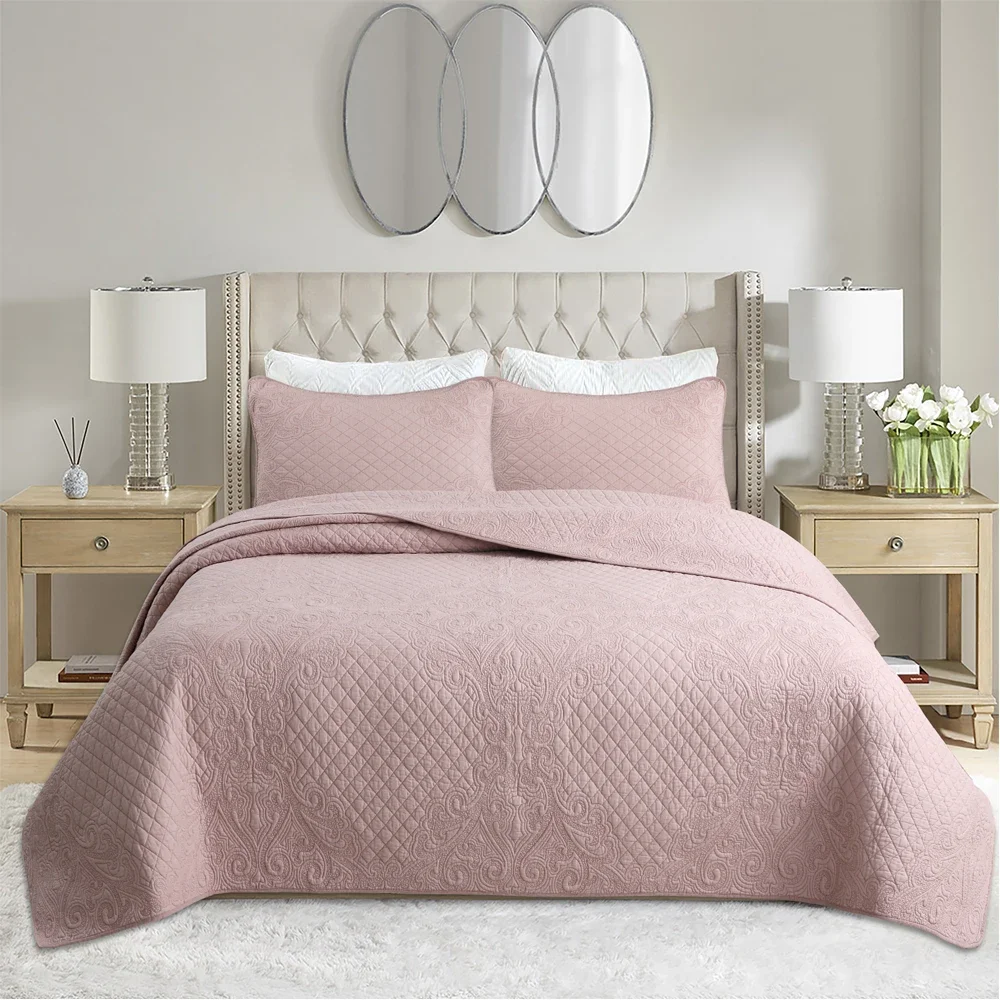 3pcs luxury cotton Bedspread on the bed Plaid quilted bed cover double bedspreads and coverlets summer blanket Mattress topper
3pcs luxury cotton Bedspread on the bed Plaid quilted bed cover double bedspreads and coverlets summer blanket Mattress topper
