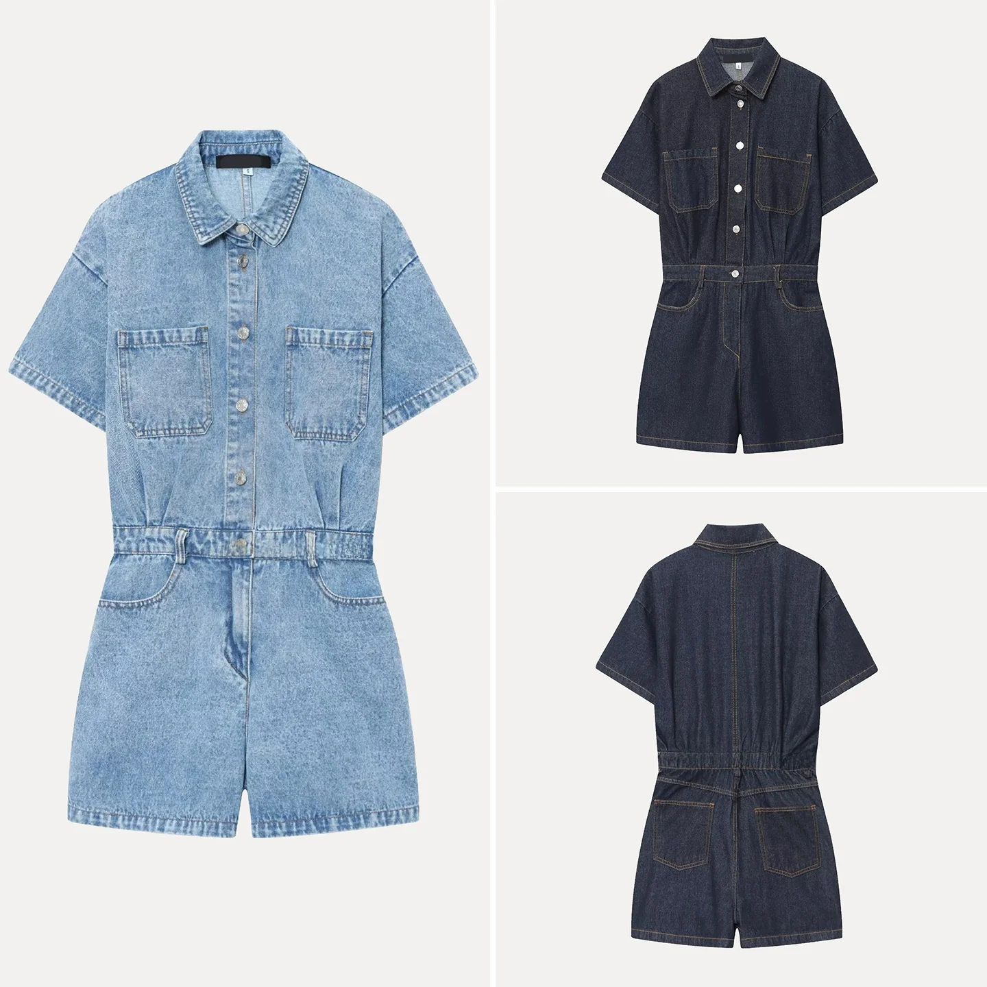 Z 2025 New Faionable Versatile Commute Casual Denim Overalls orts High Waist Straight Leg Polyester Fiber Summer Col...
Z 2025 New Faionable Versatile Commute Casual Denim Overalls orts High Waist Straight Leg Polyester Fiber Summer Col...