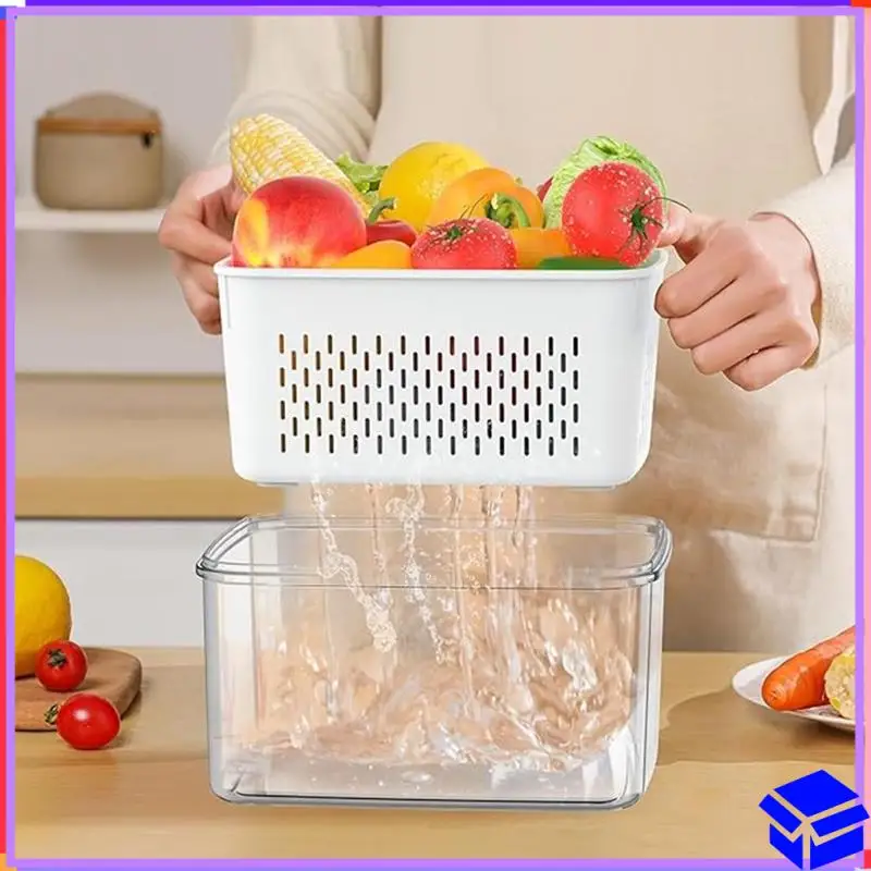 Reliable Fruit Storage Container Refrigerator Sealed Storage Box With Detachable Filter Screen Storage Box For Keeping Food Fres
Reliable Fruit Storage Container Refrigerator Sealed Storage Box With Detachable Filter Screen Storage Box For Keeping Food Fres