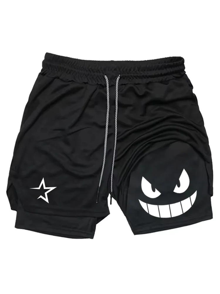 Vintage Clown Smile Print 2-Layer Red Shorts, Lightweight Moisture-Wicking, Perfect for Workout & Casual Streetweartk0428
Vintage Clown Smile Print 2-Layer Red Shorts, Lightweight Moisture-Wicking, Perfect for Workout & Casual Streetweartk0428