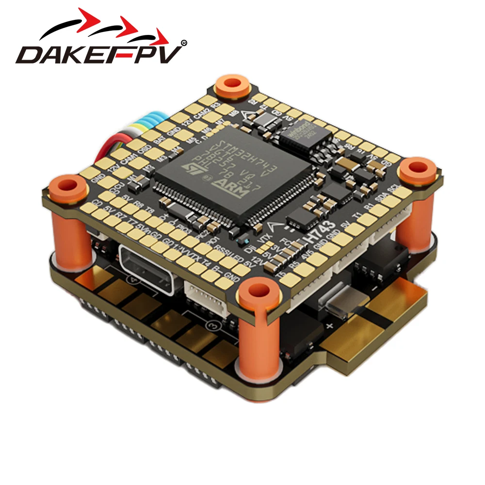 DAKEFPV H743 Stack/Flytower Flight Controller Board Barometer OSD 70A ESC for FPV Racing Drone Quadcopter
DAKEFPV H743 Stack/Flytower Flight Controller Board Barometer OSD 70A ESC for FPV Racing Drone Quadcopter