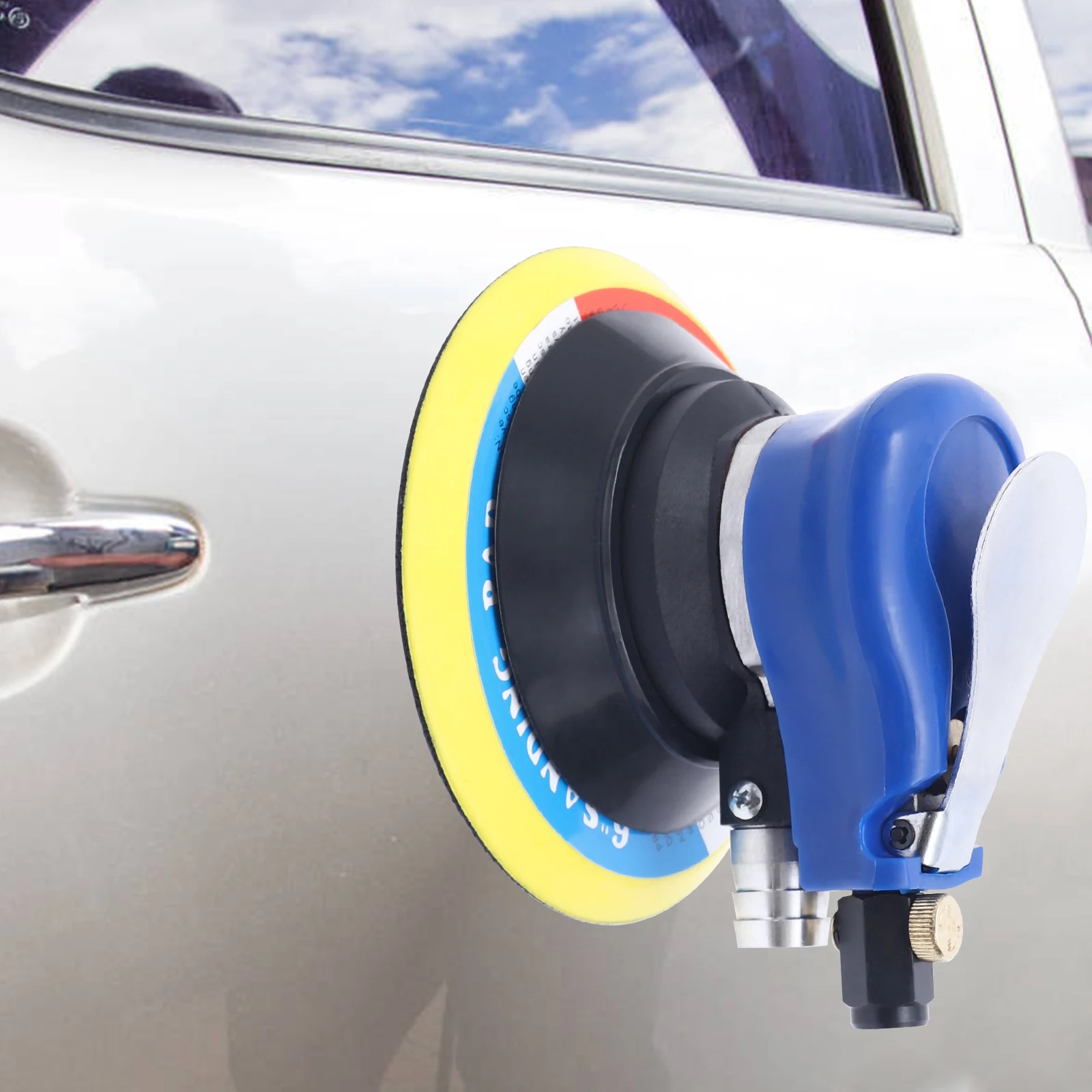 6-дюймовая пневматическая шлифовальная машина, с трубкой для удаления ржавчины, шлифования, тонкой полировкой, шлифовальным диском 15 см, макс. 10000 об/мин.
6-дюймовая пневматическая шлифовальная машина, с трубкой для удаления ржавчины, шлифования, тонкой полировкой, шлифовальным диском 15 см, макс. 10000 об/мин.