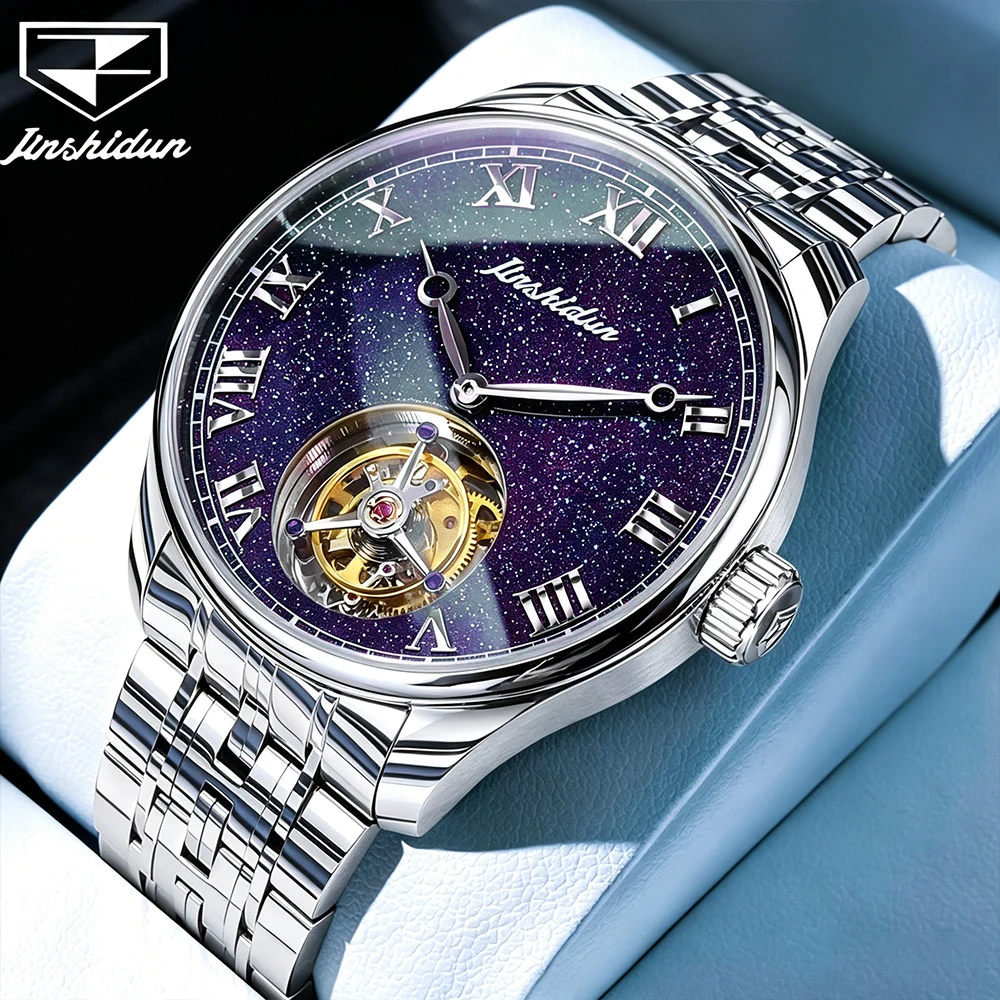 JSDUN Men's Watches Luxury Fashion Fine Steel Tourbillon Movement Sapphire Mirror Original Brand Mechanical Wristwatch Luminous
JSDUN Men's Watches Luxury Fashion Fine Steel Tourbillon Movement Sapphire Mirror Original Brand Mechanical Wristwatch Luminous