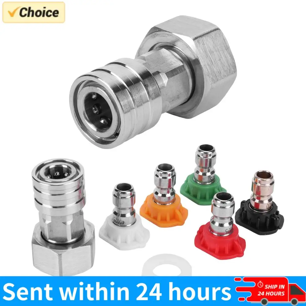 Garden Hose To Mini Power Washer Adapter Car Washing Nozzle & Hose Attachment for Car Furniture Driveway Cleaning
Garden Hose To Mini Power Washer Adapter Car Washing Nozzle & Hose Attachment for Car Furniture Driveway Cleaning