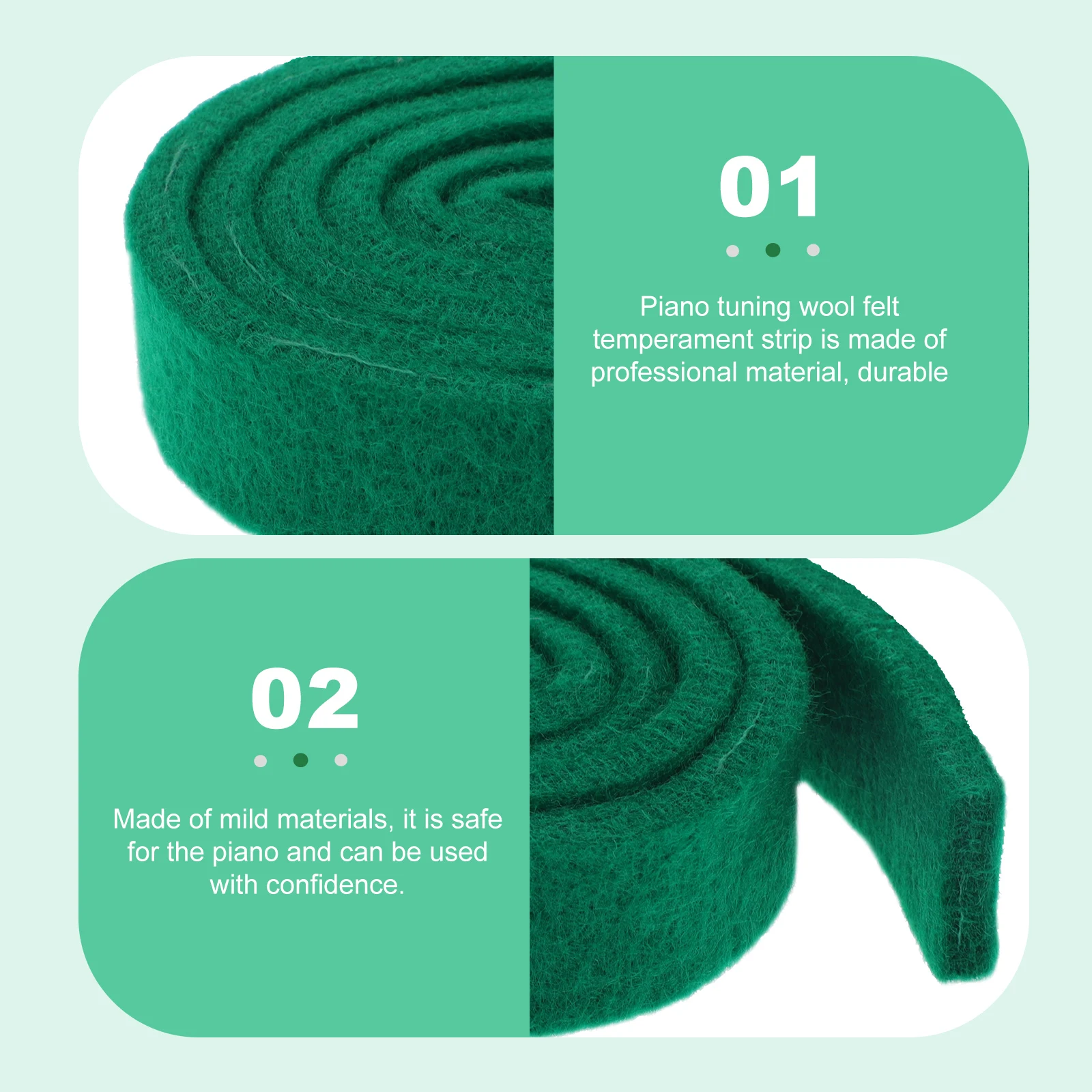 1pcs Piano Tuning Felt Mute Tool For Students Professionals Piano Repair Accessory Maintenance Kit With Soft Material Silent
1pcs Piano Tuning Felt Mute Tool For Students Professionals Piano Repair Accessory Maintenance Kit With Soft Material Silent