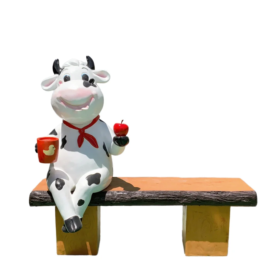 Горячая распродажа: Большая скамья-скульптура в форме коровы из высококачественной смолы, декоративное садовое кресло для улицы, патио и сада
Горячая распродажа: Большая скамья-скульптура в форме коровы из высококачественной смолы, декоративное садовое кресло для улицы, патио и сада