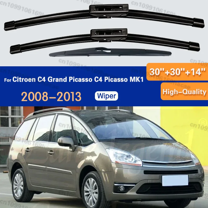Wiper Front & Rear Wiper Blades For Citroen C4 Grand Picasso C4 Picasso MK1 2008 - 2013 Windshield Windscreen 30"+30"+14"
Wiper Front & Rear Wiper Blades For Citroen C4 Grand Picasso C4 Picasso MK1 2008 - 2013 Windshield Windscreen 30"+30"+14"