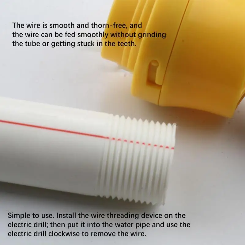 PVC Thread Maker Tool 6 Pieces Thread Maker Tool Convenient Pipe Threader Kit Full Grinding For Household Water Pipe Production
PVC Thread Maker Tool 6 Pieces Thread Maker Tool Convenient Pipe Threader Kit Full Grinding For Household Water Pipe Production