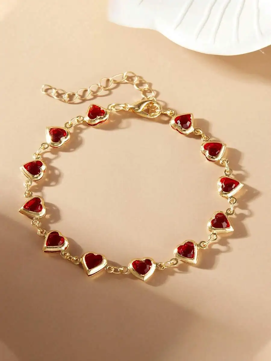 Shiny cubic heart bracelet for girls—ideal for daily wear, parties, holidays, and gifting
Shiny cubic heart bracelet for girls—ideal for daily wear, parties, holidays, and gifting