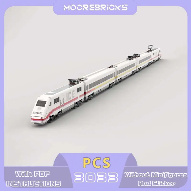 MOC German High Speed Express Train Model Building Blocks Technical Railway Track Vehicle DIY Bricks Toy Adult Collector Gift
MOC German High Speed Express Train Model Building Blocks Technical Railway Track Vehicle DIY Bricks Toy Adult Collector Gift