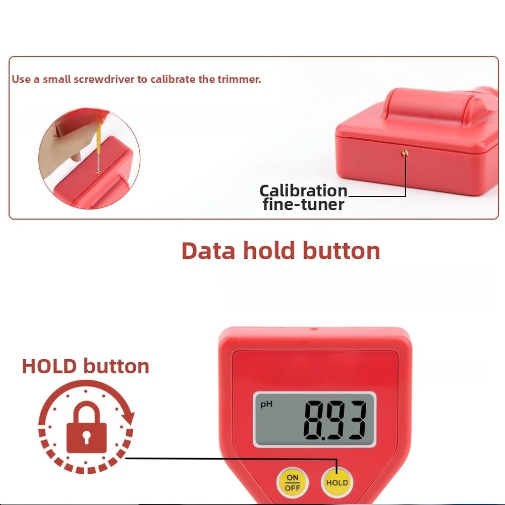 For Water pH Tester for Aquarium Maintenance Pool Monitoring and Educational Purposes with LCD Display and 0.00 to 14.00 Range
For Water pH Tester for Aquarium Maintenance Pool Monitoring and Educational Purposes with LCD Display and 0.00 to 14.00 Range