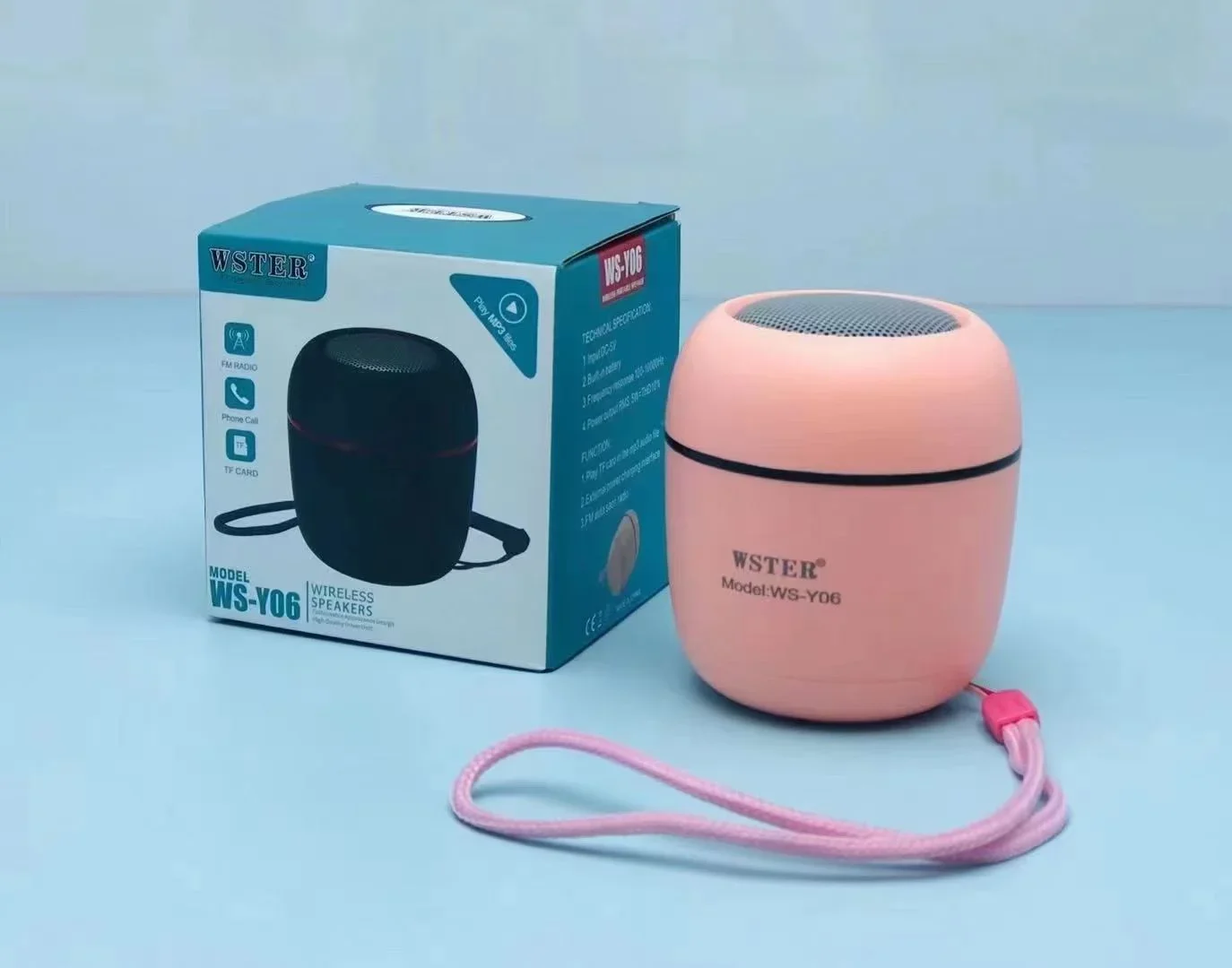 2021 New Arrivals Hot Selling WSTER WSY06 Support USB TF CARD FM RADIO Mini Digital Wireless Portable Speaker
2021 New Arrivals Hot Selling WSTER WSY06 Support USB TF CARD FM RADIO Mini Digital Wireless Portable Speaker