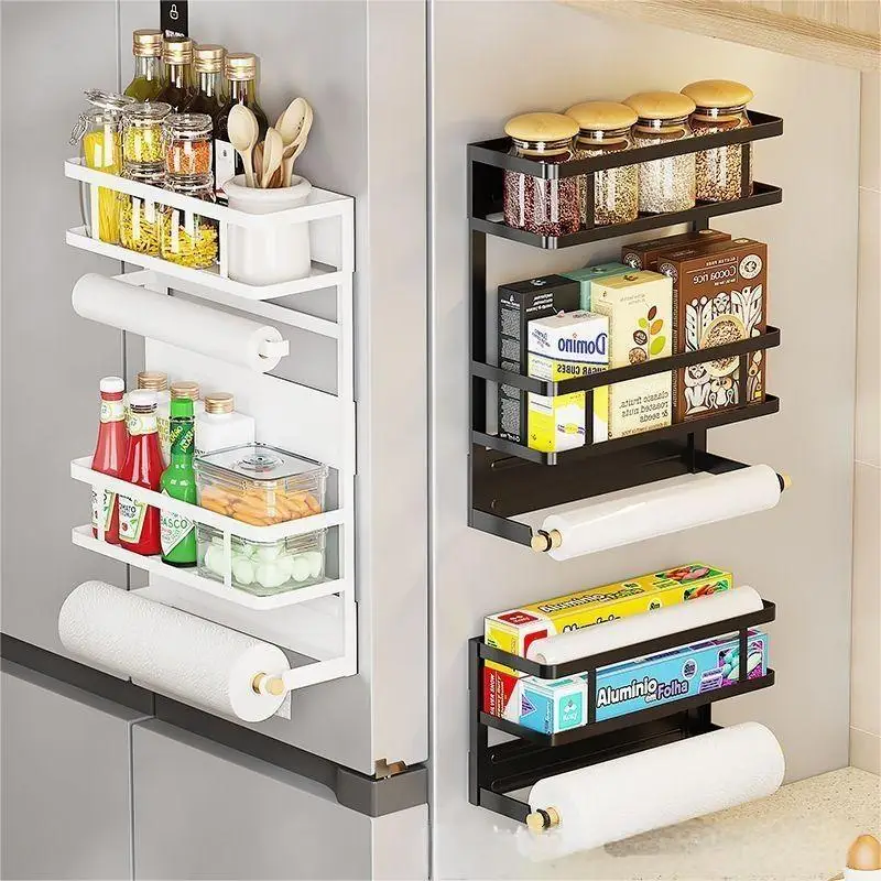 Strong Magnetic Refrigerator Side - Hanging Storage Rack, Space - Saving Kitchen Organizer for Easy Access kitchen accessories
Strong Magnetic Refrigerator Side - Hanging Storage Rack, Space - Saving Kitchen Organizer for Easy Access kitchen accessories