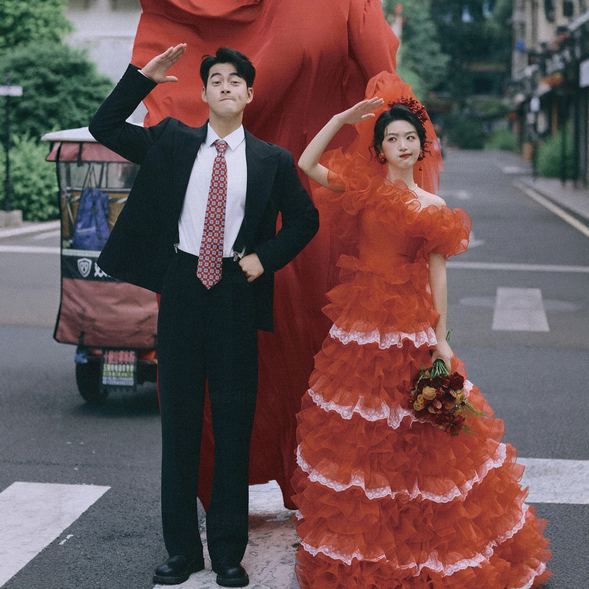 Elegant Poetic Chinese Style Wedding Dress Studio Photography Theme Clothing Hong Kong Style Republic of China Wedding Photos...
Elegant Poetic Chinese Style Wedding Dress Studio Photography Theme Clothing Hong Kong Style Republic of China Wedding Photos...