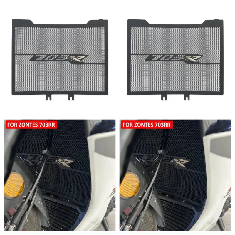 New For Zontes 703RR 703 RR Motorcycle Water Tank Radiator Grille Oil Cooler Protection Net Mesh Protective Guard Cover
New For Zontes 703RR 703 RR Motorcycle Water Tank Radiator Grille Oil Cooler Protection Net Mesh Protective Guard Cover