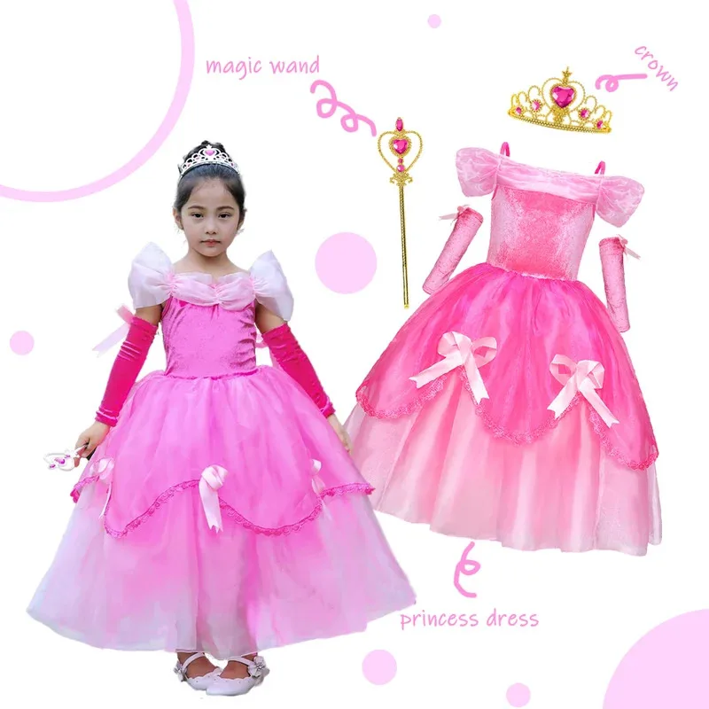 Aurora Princess Girl Dress Children One-shoulder Mesh Dress With Matching Sleeves Halloween Fancy Princess Dress Party Gown
Aurora Princess Girl Dress Children One-shoulder Mesh Dress With Matching Sleeves Halloween Fancy Princess Dress Party Gown