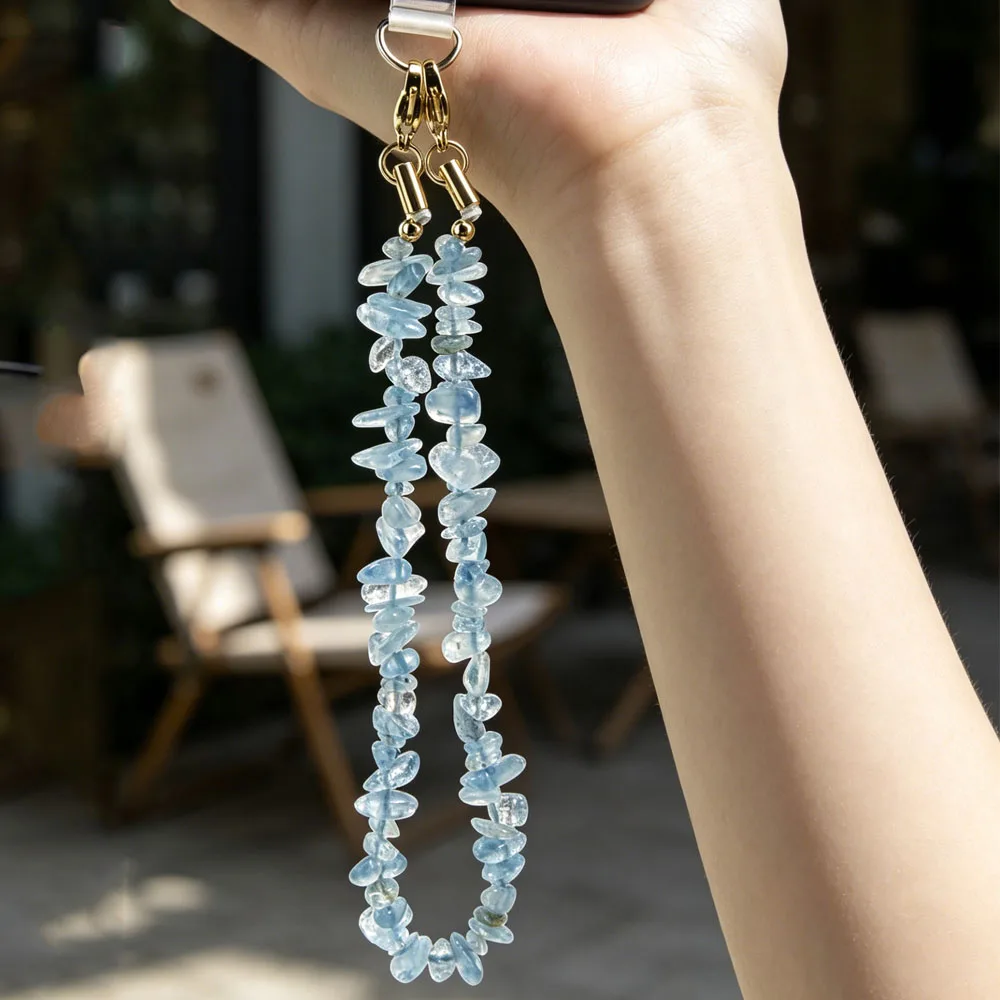 MQIQI Handmade Natural Stone Bead Phone Charm Strap Trendy Chain Lanyard for Cell Phone Accessory Pendant Wrist Anti-Lost Charm
MQIQI Handmade Natural Stone Bead Phone Charm Strap Trendy Chain Lanyard for Cell Phone Accessory Pendant Wrist Anti-Lost Charm