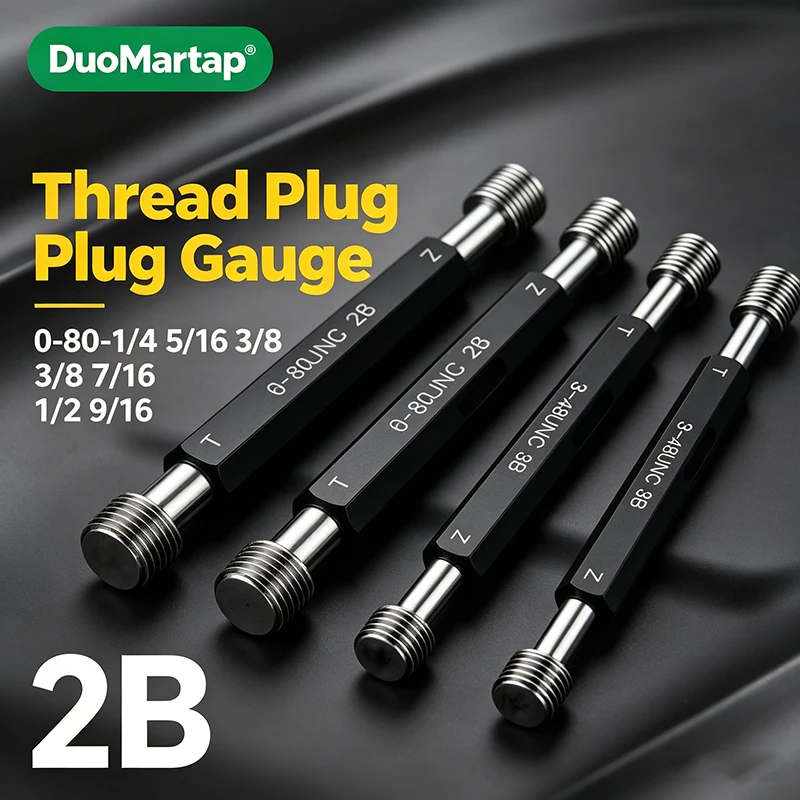 DUO Martap 1PCS 2B 0-80--1l4 5l16 3l8 7I16 1l2 9I16 UN/UNC/UNF/UNS/UNEF America Standard Fine Thread Plug Gauge Measure
DUO Martap 1PCS 2B 0-80--1l4 5l16 3l8 7I16 1l2 9I16 UN/UNC/UNF/UNS/UNEF America Standard Fine Thread Plug Gauge Measure