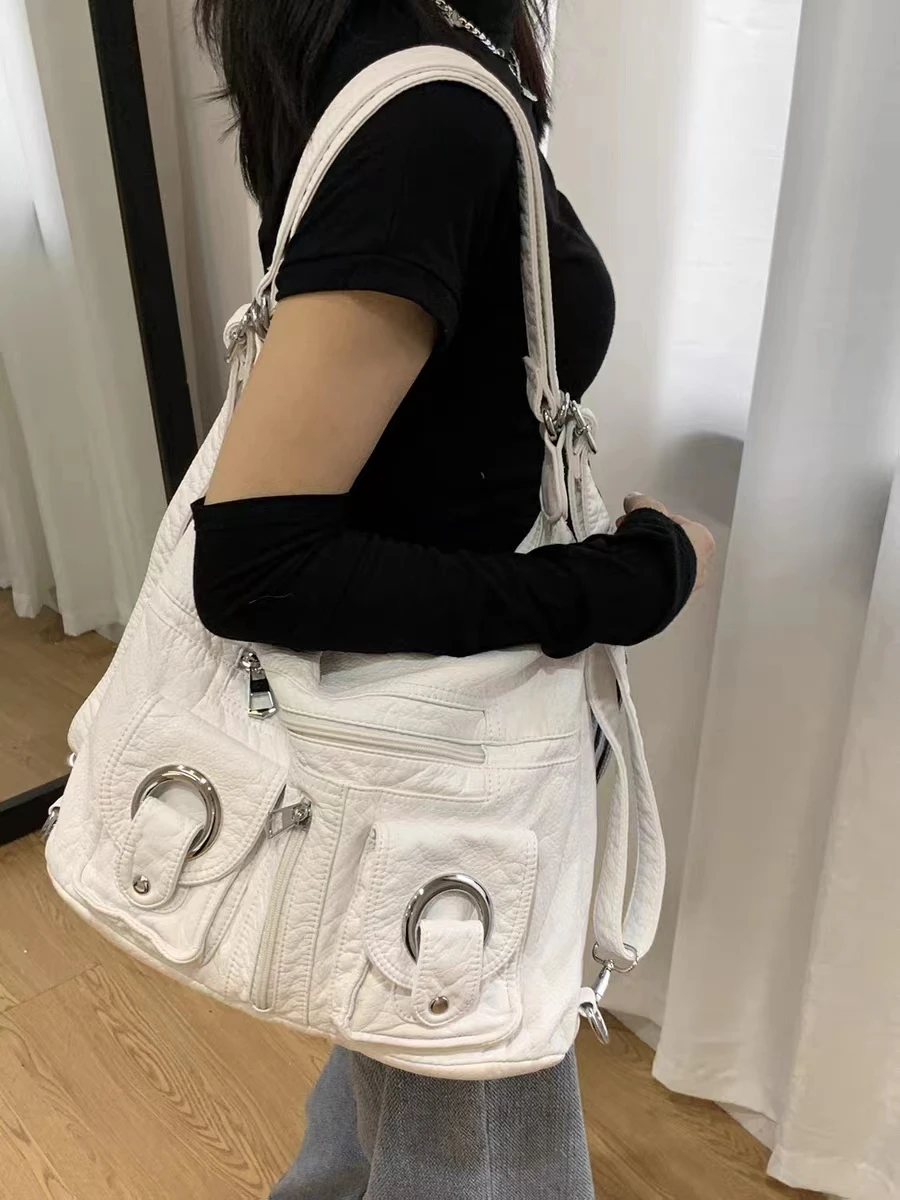 Fashionable Zipper Pocket Shoulder Bag, Large Capacity Student Travel Bag,bags for Women,messenger Bag
Fashionable Zipper Pocket Shoulder Bag, Large Capacity Student Travel Bag,bags for Women,messenger Bag