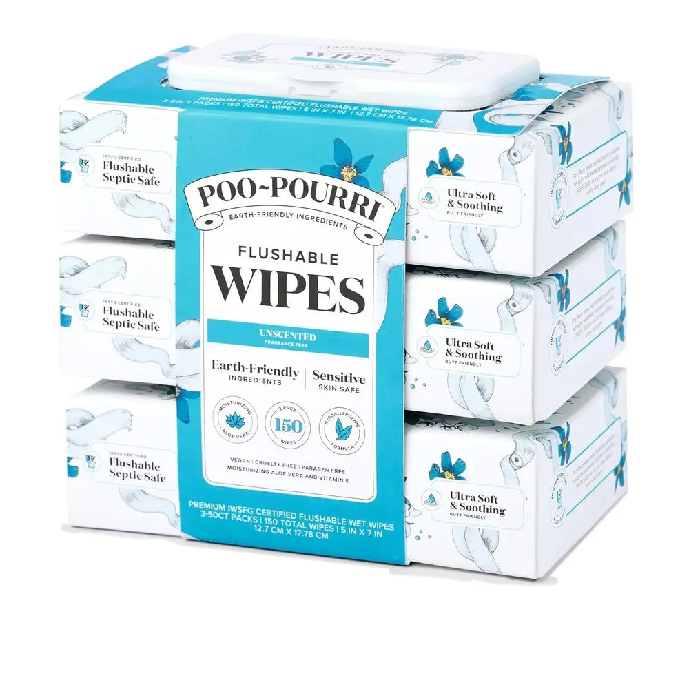 Plant-Based Unscented Lushable Wipes with Vitamin E, Chamomile, and Oat Extract - 150 Adult Wet Wipes - Septic & Sewer Safe - Fr
Plant-Based Unscented Lushable Wipes with Vitamin E, Chamomile, and Oat Extract - 150 Adult Wet Wipes - Septic & Sewer Safe - Fr
