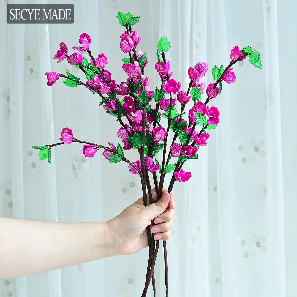 1/3/5PCS Simulated Triangle Plum Blossom Bouquet Home Decor Rose Red Artificial Flower Wedding Party Decorative Art Crafts K82
1/3/5PCS Simulated Triangle Plum Blossom Bouquet Home Decor Rose Red Artificial Flower Wedding Party Decorative Art Crafts K82