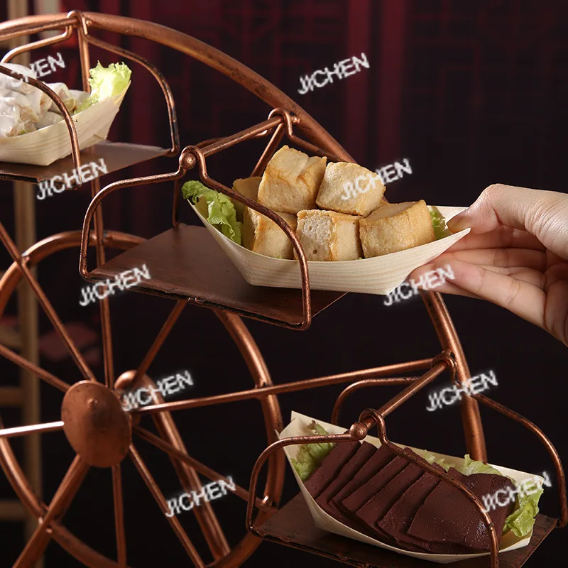 Креативная вращающаяся стойка для барбекю с колесом обозрения, персонализированная тарелка для суши, интернет-знаменитость, горячий горшок, ресторан, вкладка для японской кухни
Креативная вращающаяся стойка для барбекю с колесом обозрения, персонализированная тарелка для суши, интернет-знаменитость, горячий горшок, ресторан, вкладка для японской кухни