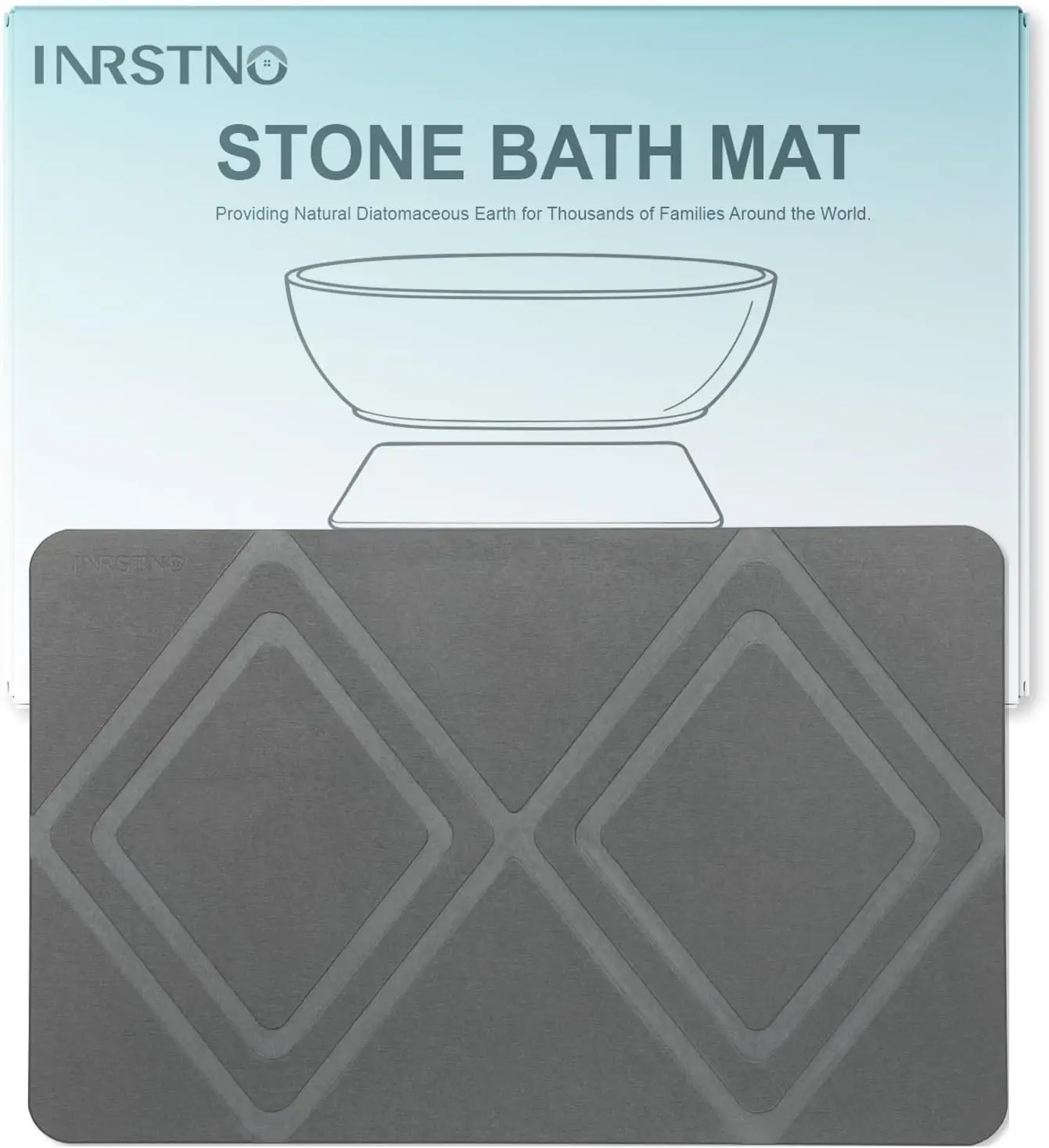 Large Diatomite Stone Bath Mat, Quick Dry Anti-Slip, Easy Clean for Bathroom Kitchen
Large Diatomite Stone Bath Mat, Quick Dry Anti-Slip, Easy Clean for Bathroom Kitchen