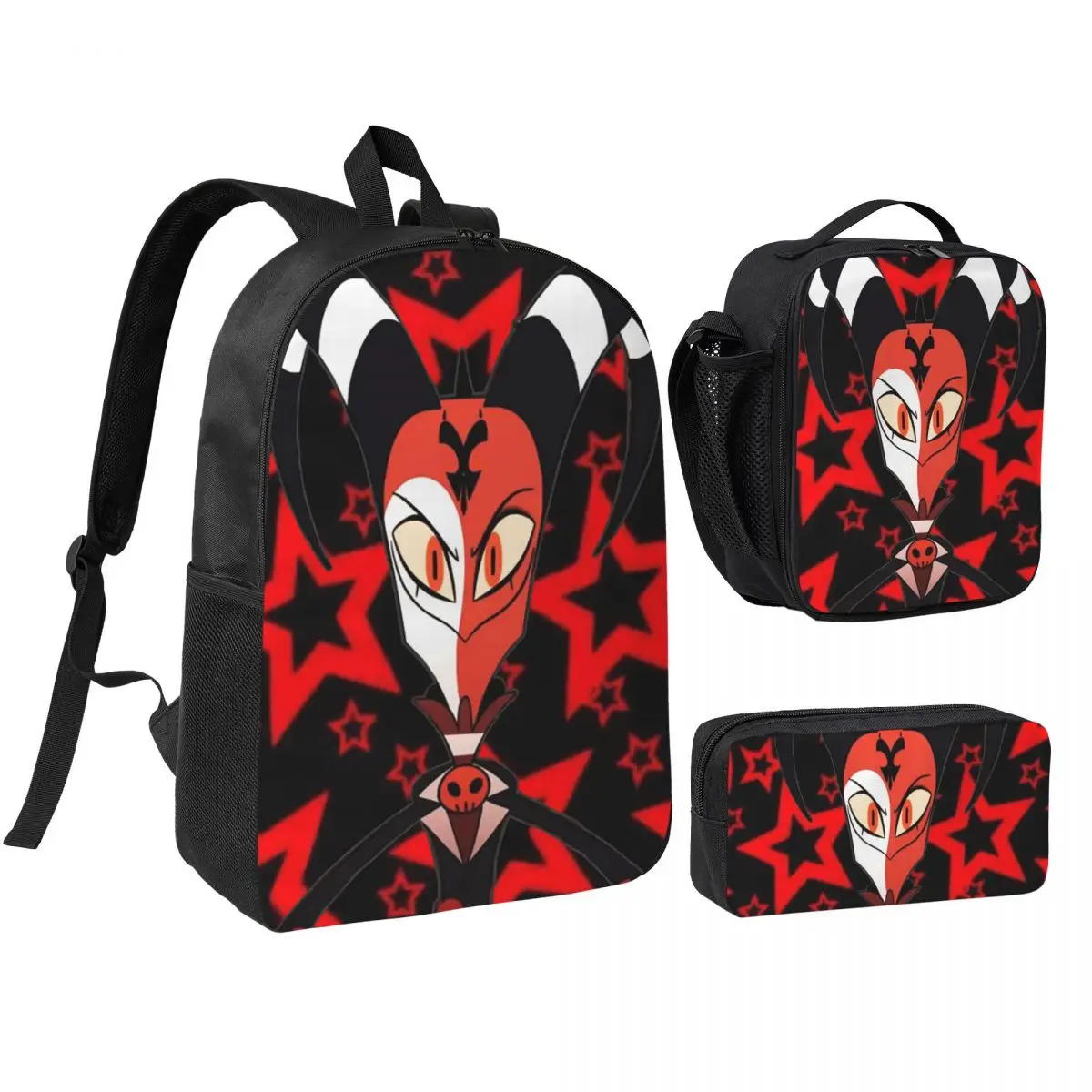 Anime Helluva Boss Blitzo Buckzo Backpack Boys Girls BookBag School Bag Shoulder Bags 3ps Insulated Lunch Bag Pencil Case
Anime Helluva Boss Blitzo Buckzo Backpack Boys Girls BookBag School Bag Shoulder Bags 3ps Insulated Lunch Bag Pencil Case
