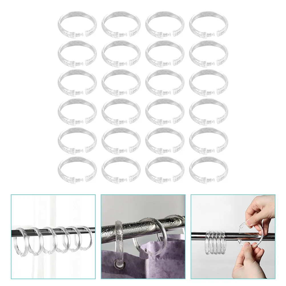24Pcs Shower Curtain Hangers Plastic Material Safe Smooth Sliding for Heavy Lightweight Curtains Shower Curtain Hangers
24Pcs Shower Curtain Hangers Plastic Material Safe Smooth Sliding for Heavy Lightweight Curtains Shower Curtain Hangers