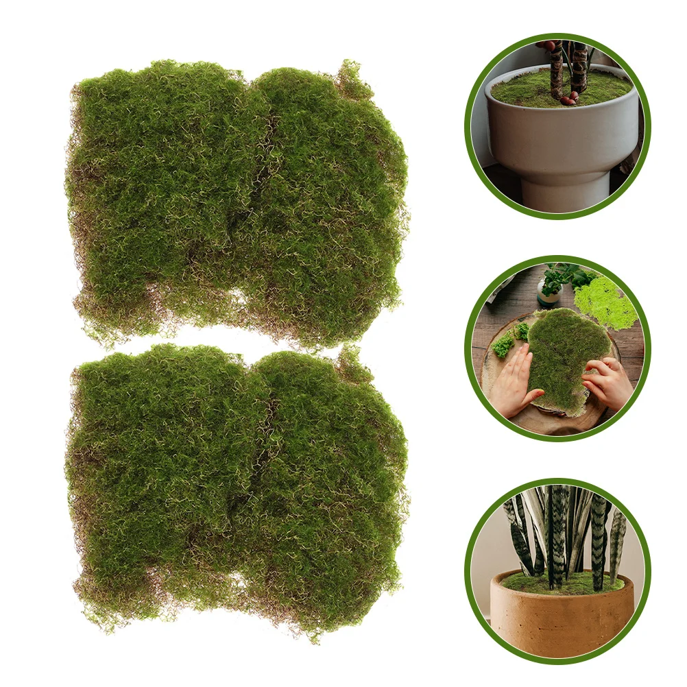 2pcs Artificial Moss Sheets For Sand Table Diy Grass Lawn Wall Garden Decoration Fake Turf Decorative Turf Mat
2pcs Artificial Moss Sheets For Sand Table Diy Grass Lawn Wall Garden Decoration Fake Turf Decorative Turf Mat