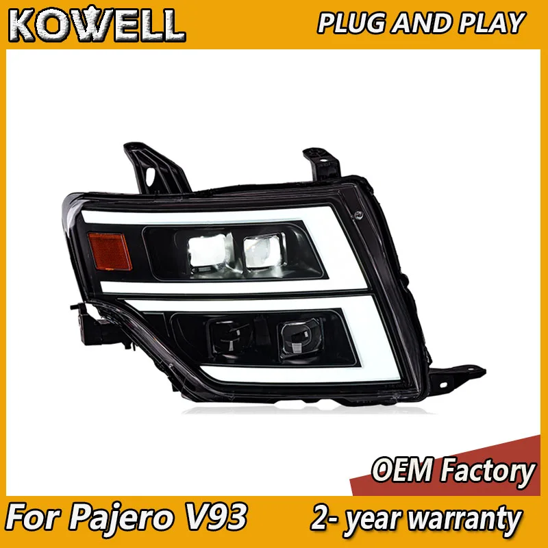 Car Styling for Mitsubishi Pajero Headlights 2009-2021 V93 Headlight V97 V87 DRL Turn Signal Low High Beam Projector Lens
Car Styling for Mitsubishi Pajero Headlights 2009-2021 V93 Headlight V97 V87 DRL Turn Signal Low High Beam Projector Lens