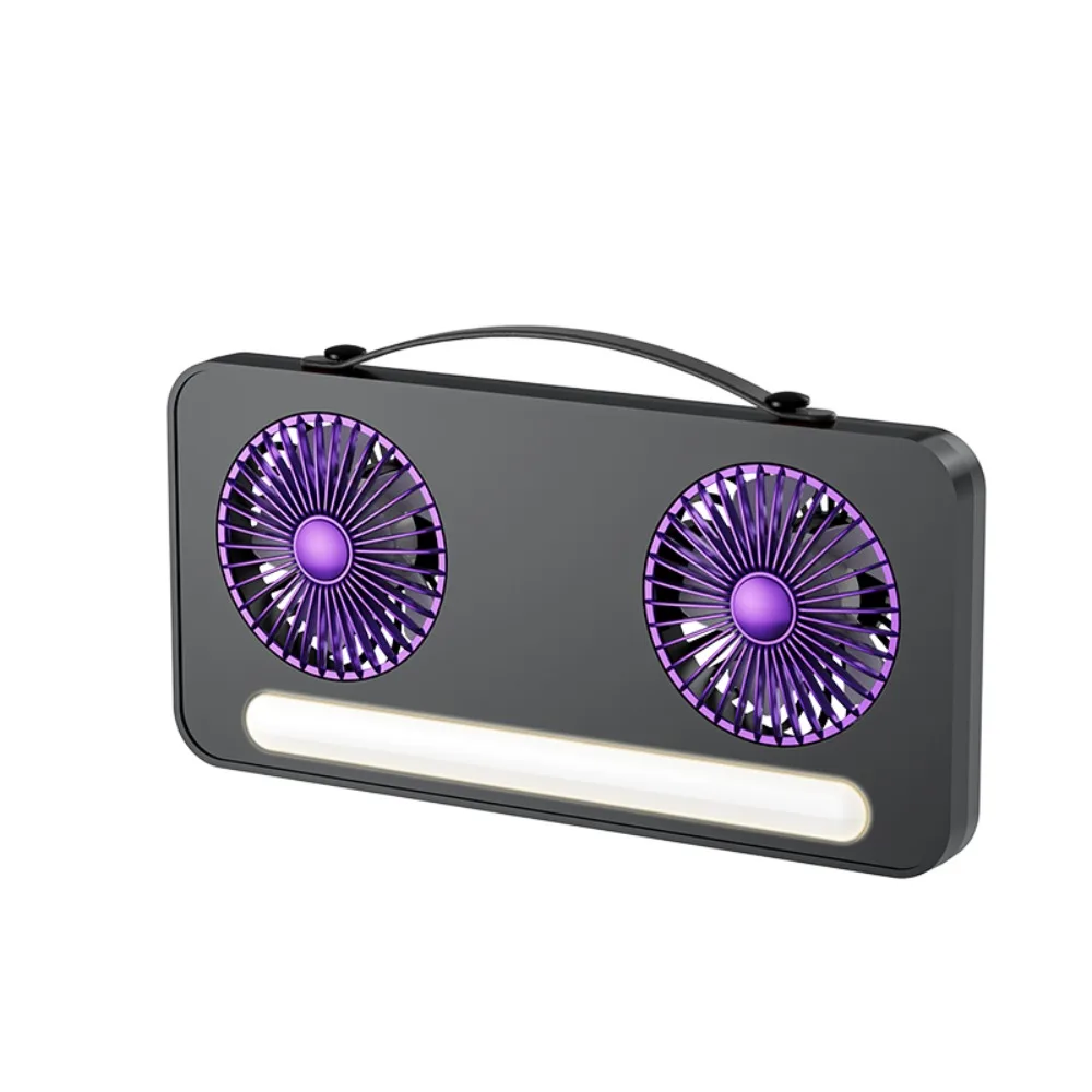 Double-Head Portable Dual-Head Turbo Fan Low Noise Strong Wind Power Desktop Mini Fan Rechargeable with LED Lights
Double-Head Portable Dual-Head Turbo Fan Low Noise Strong Wind Power Desktop Mini Fan Rechargeable with LED Lights