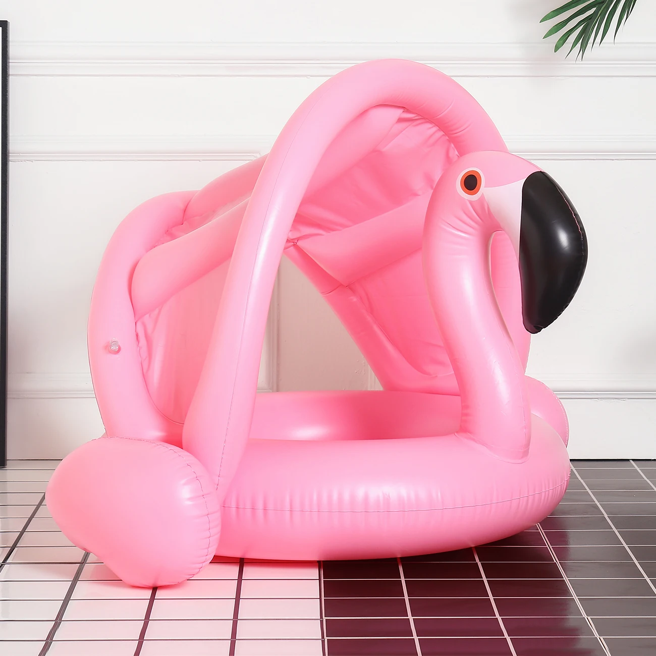 1PC Flamingo-shaped Baby Swim Ring with Sunshade, Removable and Adjustable Sunshade, Inflatable Baby Swim Ring with Back Support
1PC Flamingo-shaped Baby Swim Ring with Sunshade, Removable and Adjustable Sunshade, Inflatable Baby Swim Ring with Back Support