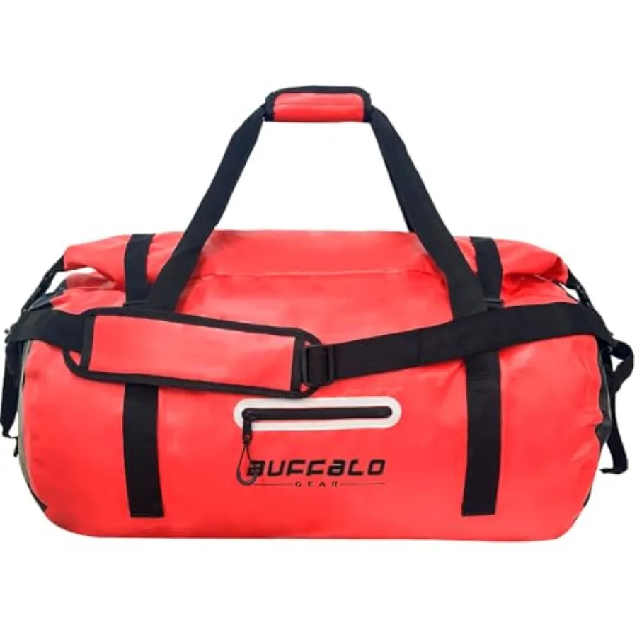 Buffalo Gear Waterproof Duffle Bag 40L Roll-top Dry Bag Heavy Duty Waterproof Duffel Travel Bag for Kayaking Rafting Boating Fi
Buffalo Gear Waterproof Duffle Bag 40L Roll-top Dry Bag Heavy Duty Waterproof Duffel Travel Bag for Kayaking Rafting Boating Fi