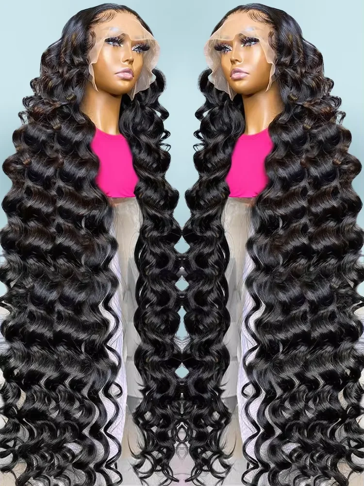 30 Inch Loose Wave 13x6 HD Lace Frontal Wig Loose Waves Wig Human Hair Brazilian Loose Deep Wave Curly Wigs Human Hair For Women
30 Inch Loose Wave 13x6 HD Lace Frontal Wig Loose Waves Wig Human Hair Brazilian Loose Deep Wave Curly Wigs Human Hair For Women