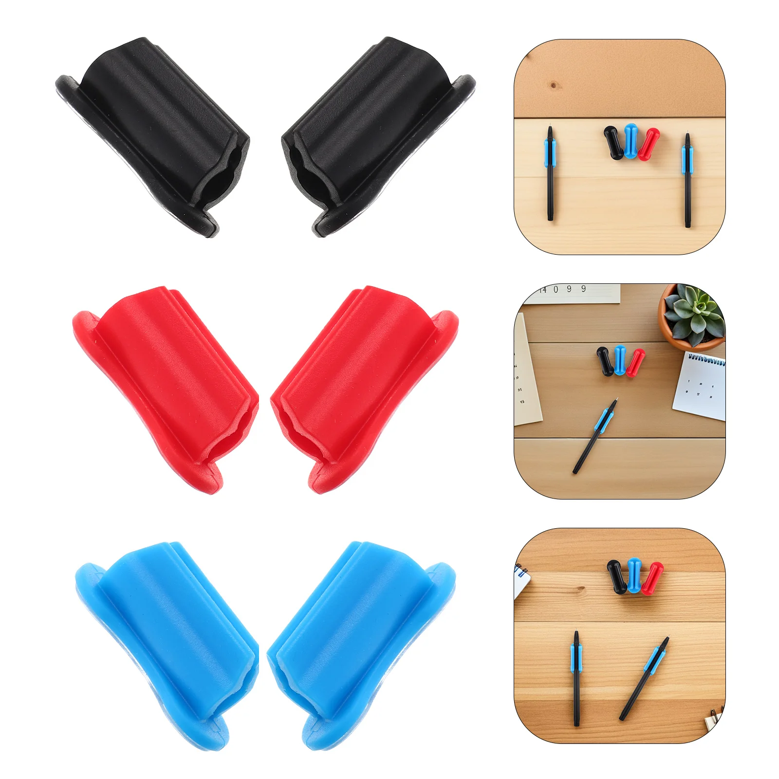 6Pcs Silicone Pen Holder Desk Organizer Adhesive Marker Clip Multi Functional Pencil Holder for Office Classroom
6Pcs Silicone Pen Holder Desk Organizer Adhesive Marker Clip Multi Functional Pencil Holder for Office Classroom