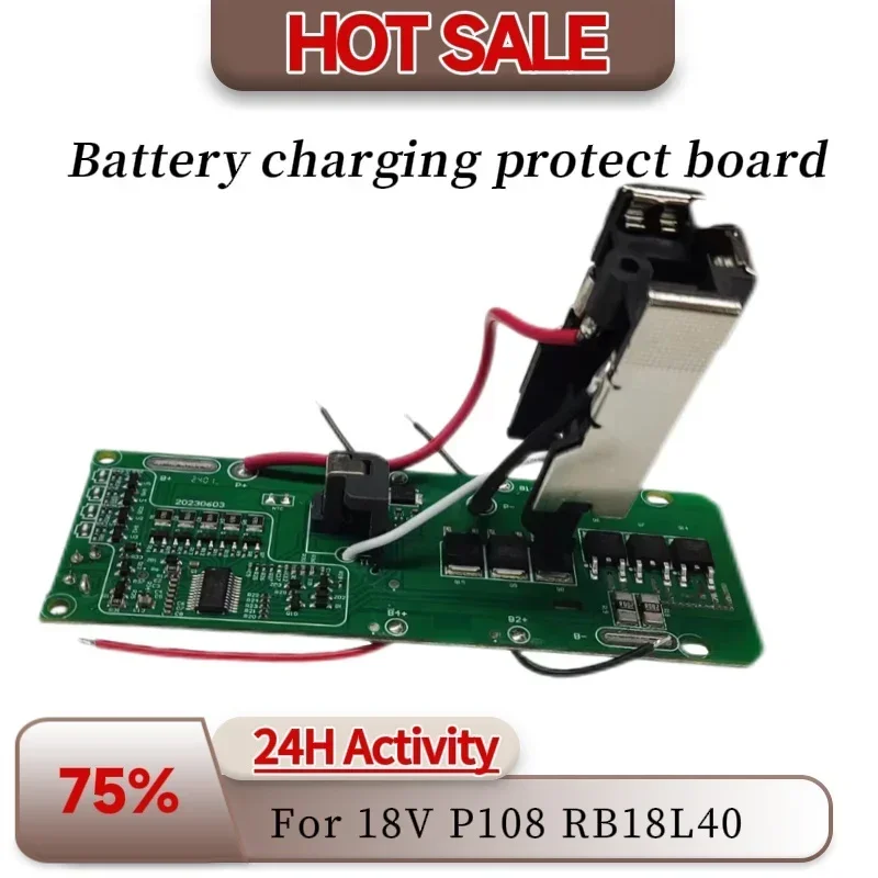 1set Li-Ion Battery Charging Protection Circuit Board PCB For-Ryobi 18V P108 RB18L40 Herramientas Ferramentas Power Tool Parts
1set Li-Ion Battery Charging Protection Circuit Board PCB For-Ryobi 18V P108 RB18L40 Herramientas Ferramentas Power Tool Parts