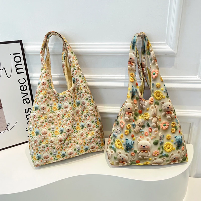 Sweet Floral Shoulder Bag Women's Large Capacity Handbags Purse Female Hand Tote Bag Travel Shopper Bag
Sweet Floral Shoulder Bag Women's Large Capacity Handbags Purse Female Hand Tote Bag Travel Shopper Bag