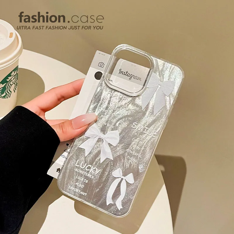 50 Pcs ribbon Bow Print Phone Case For iPhone 16E 12 13 14 15 16 Pro Max 7 8 15 16 14 Plus X XS XR feather IMD Cases Cover
50 Pcs ribbon Bow Print Phone Case For iPhone 16E 12 13 14 15 16 Pro Max 7 8 15 16 14 Plus X XS XR feather IMD Cases Cover