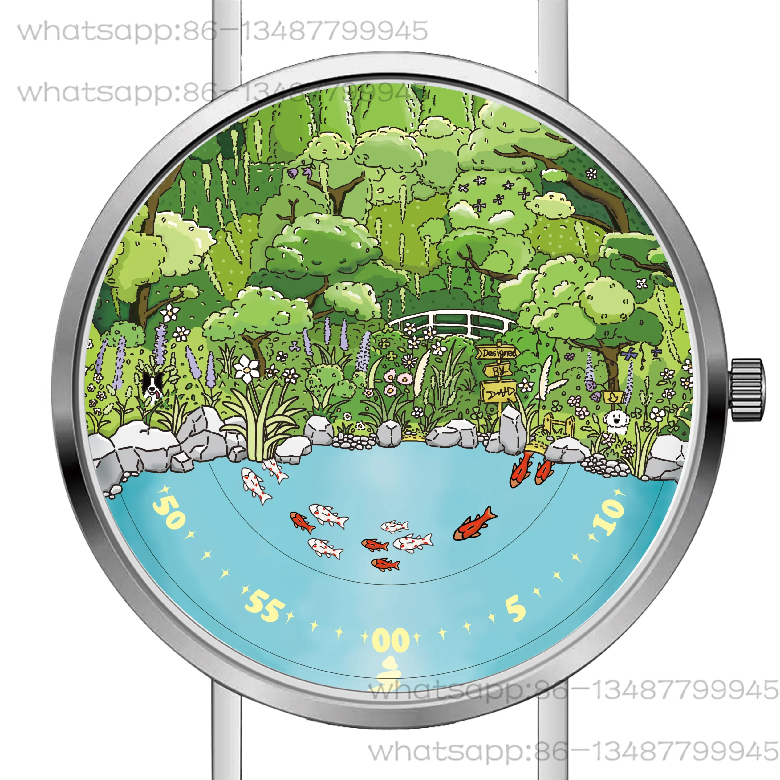 Time Travel Carp Bones FB Original Quartz Illustration Watch
Time Travel Carp Bones FB Original Quartz Illustration Watch
